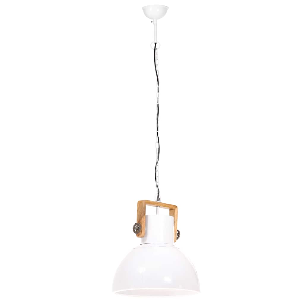 Industrijska viseća svjetiljka 25 W bijela okrugla 40 cm E27