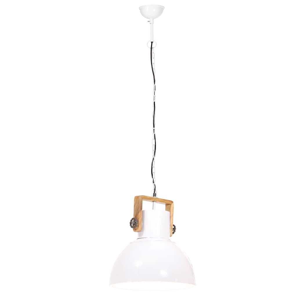 Industrijska viseća svjetiljka 25 W bijela okrugla 40 cm E27