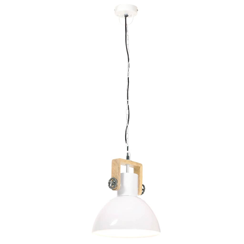 Industrijska viseća svjetiljka 25 W bijela okrugla 30 cm E27