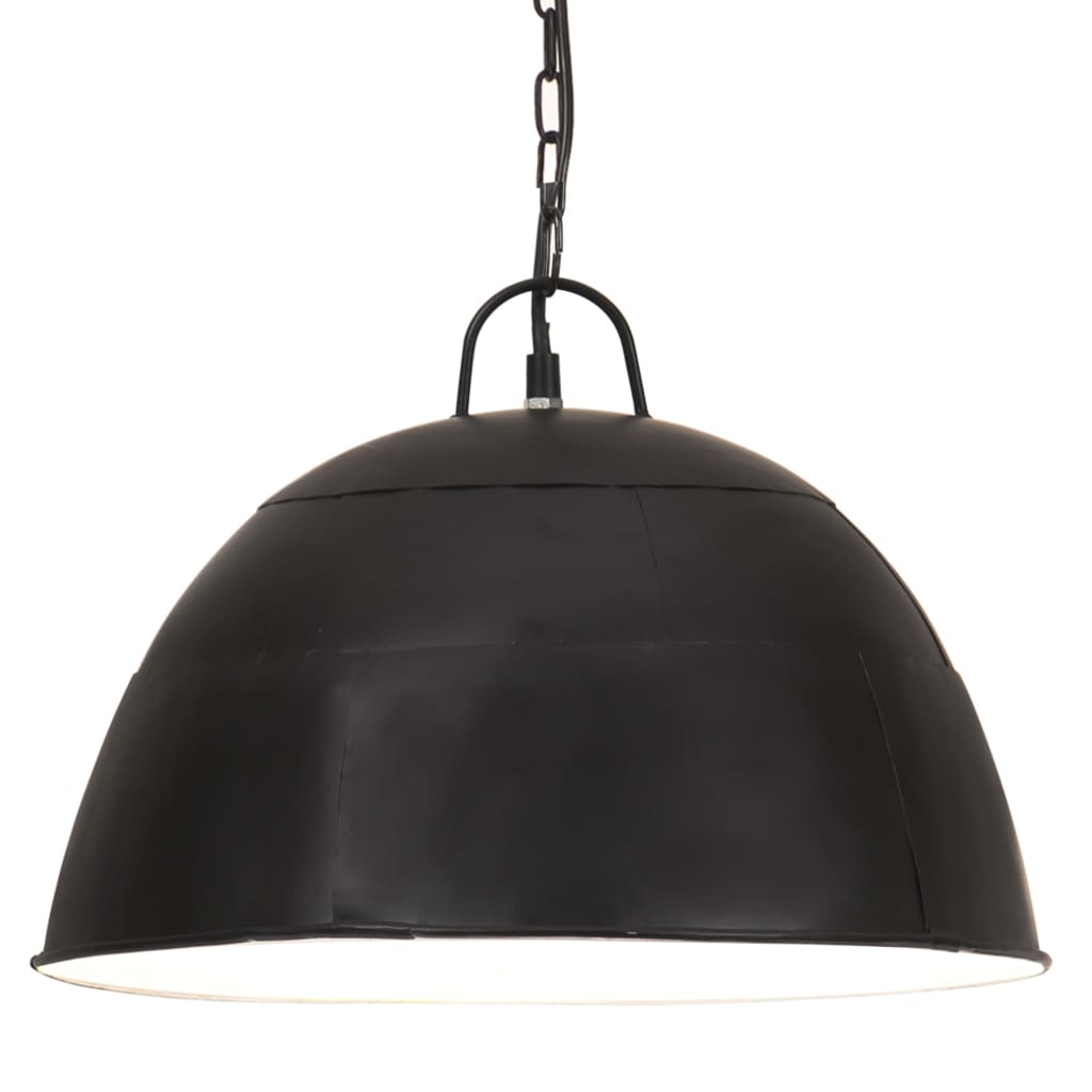 Industrijska viseća svjetiljka 25 W crna okrugla 41 cm E27