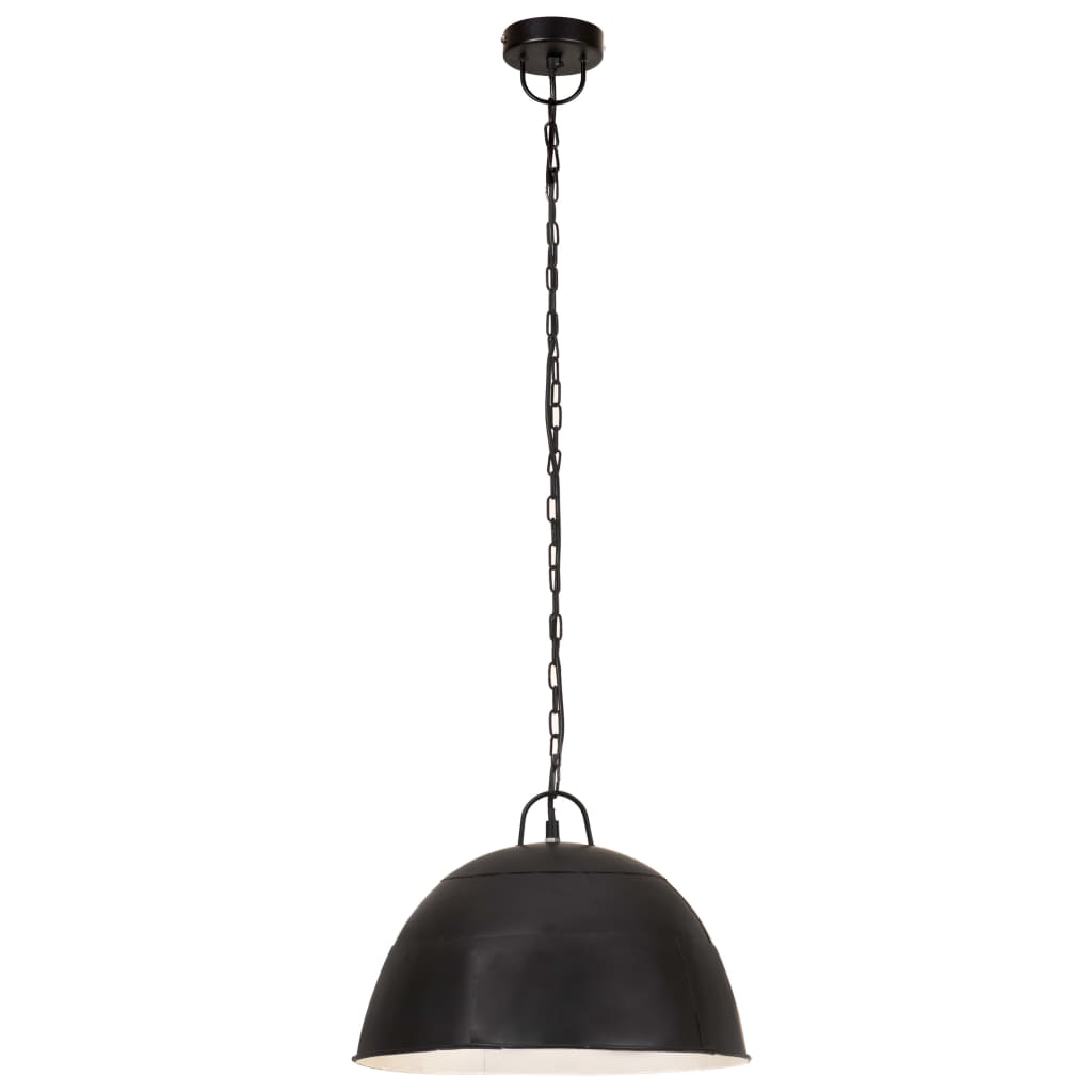 Industrijska viseća svjetiljka 25 W crna okrugla 41 cm E27