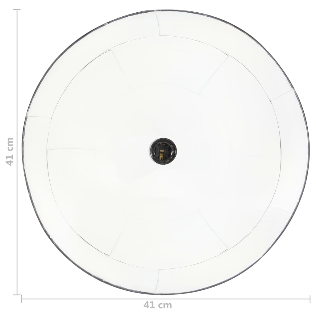 Industrijska viseća svjetiljka 25 W crna okrugla 41 cm E27