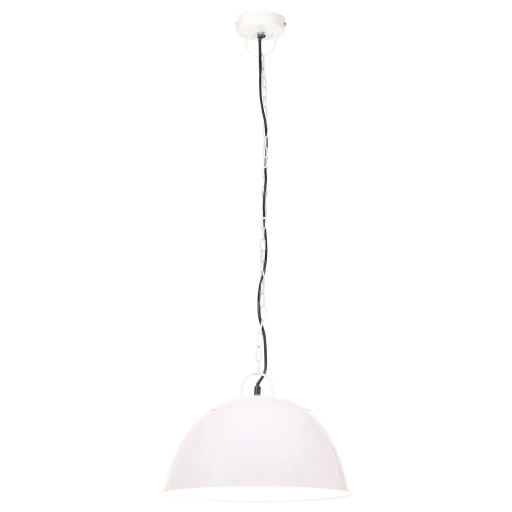 Industrijska viseća svjetiljka 25 W bijela okrugla 41 cm E27