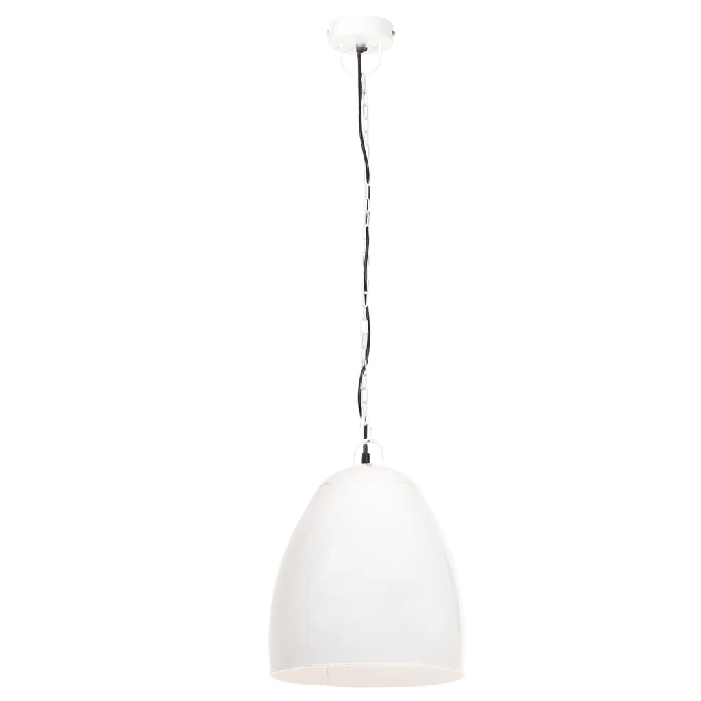 Industrijska viseća svjetiljka 25 W bijela okrugla 42 cm E27