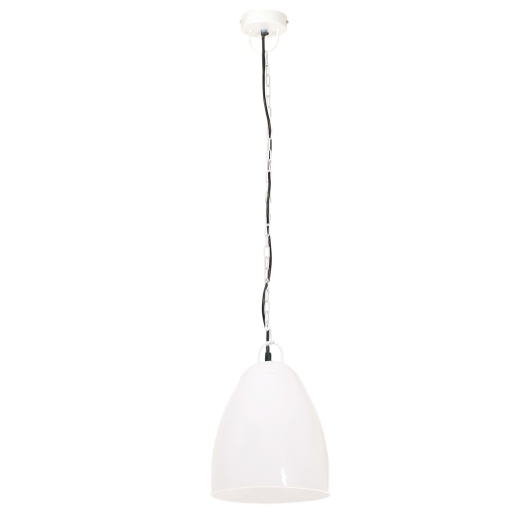 Industrijska viseća svjetiljka 25 W bijela okrugla 32 cm E27