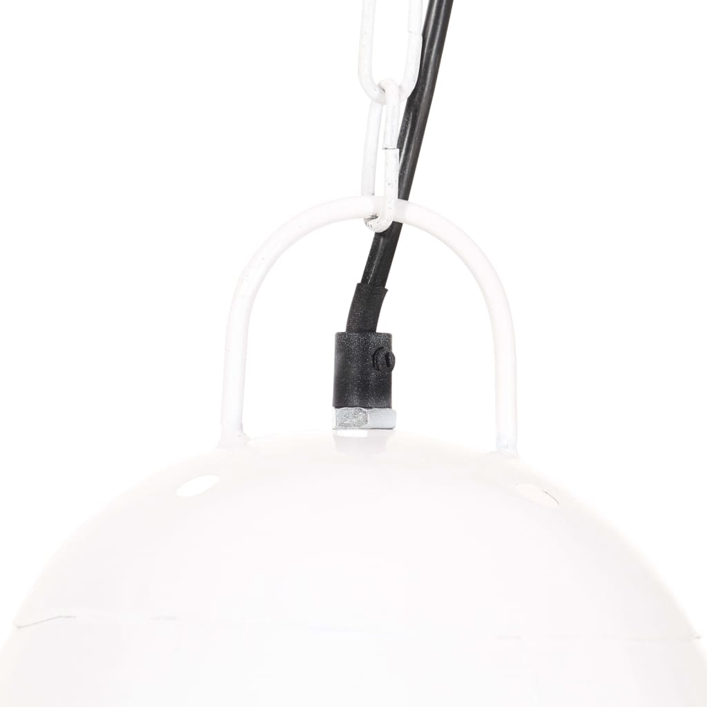 Industrijska viseća svjetiljka 25 W bijela okrugla 32 cm E27