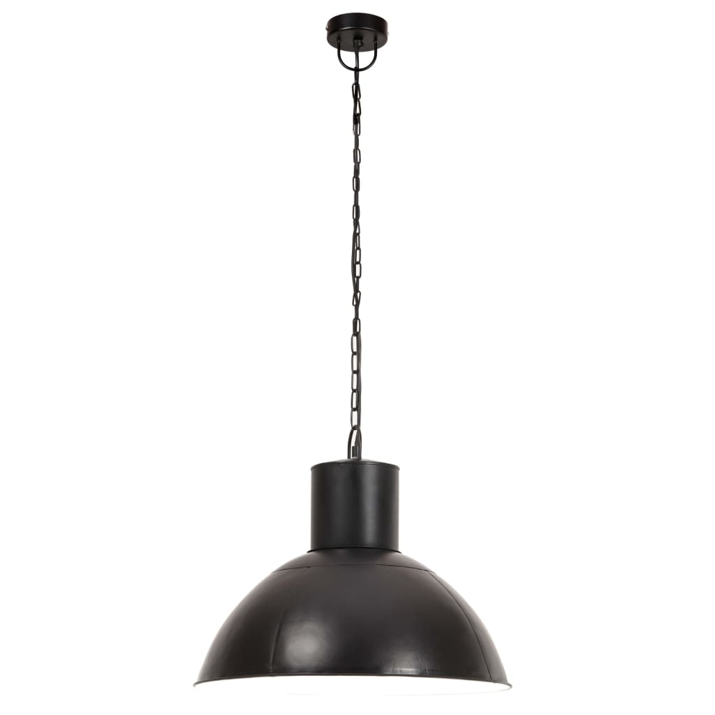 Viseća svjetiljka 25 W crna okrugla 48 cm E27
