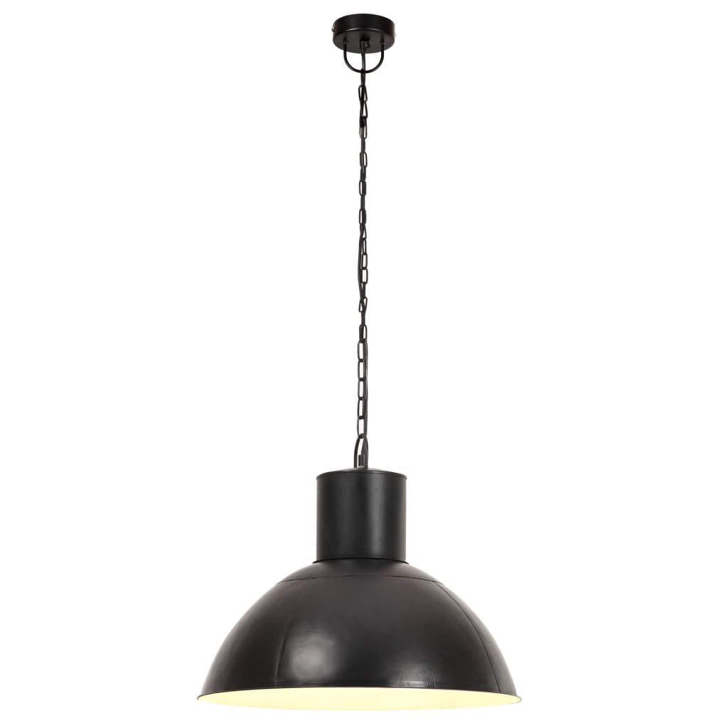 Viseća svjetiljka 25 W crna okrugla 48 cm E27