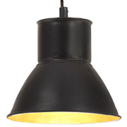 Viseća svjetiljka 25 W crna okrugla 17 cm E27