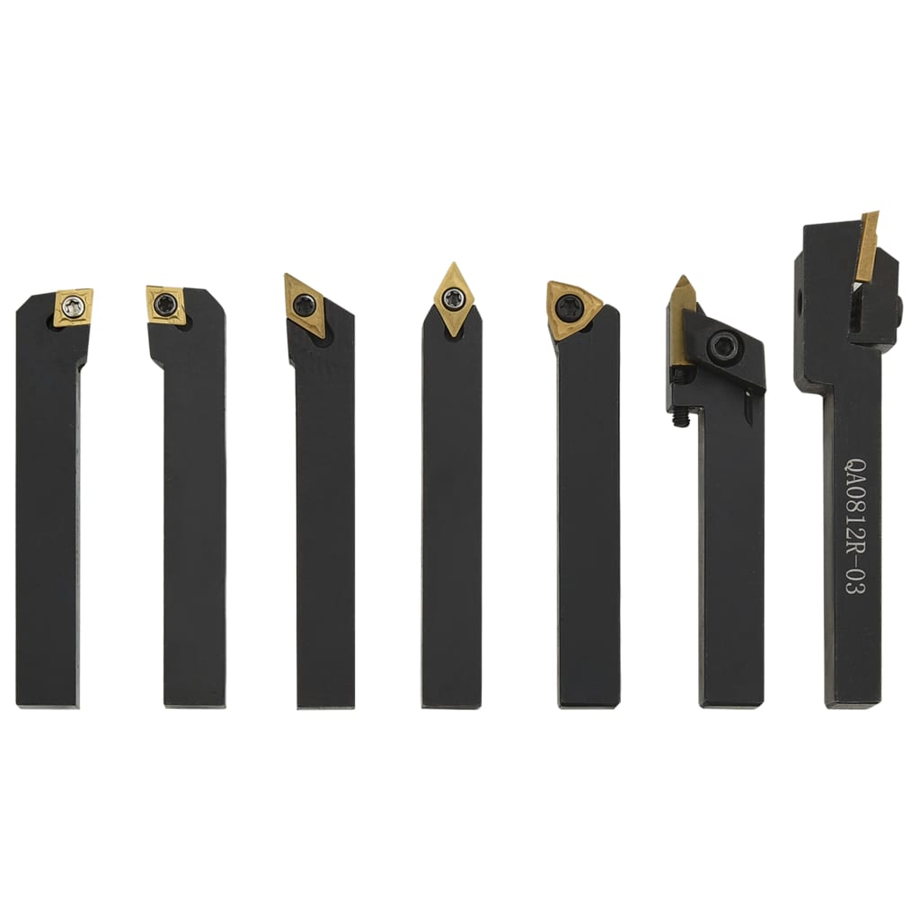 12-dijelni set izmjenjivih alata za tokarenje 8 x 8 mm 70 mm