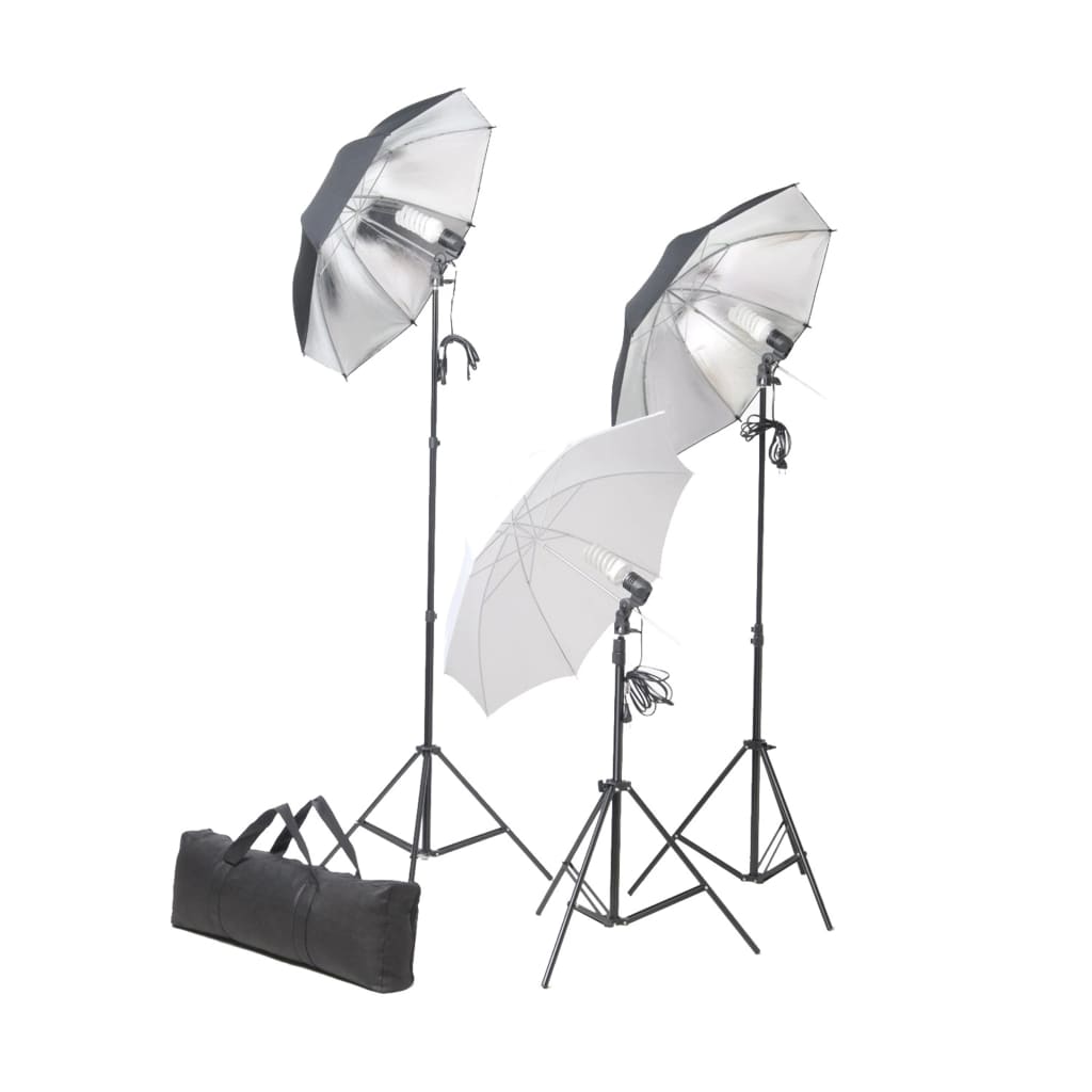 Komplet za fotografski studio sa setom svjetiljki i pozadinom