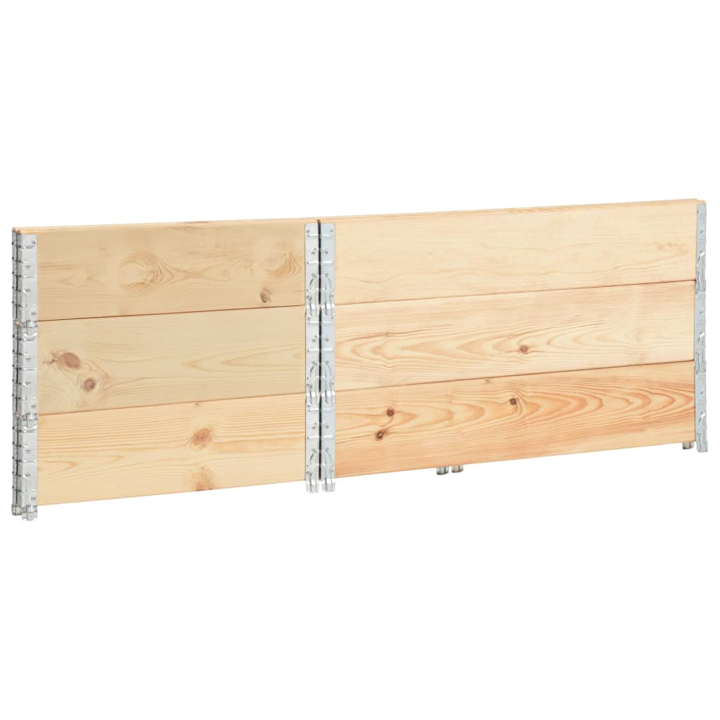 Povišene gredice 3 kom 50 x 100 cm od masivne borovine