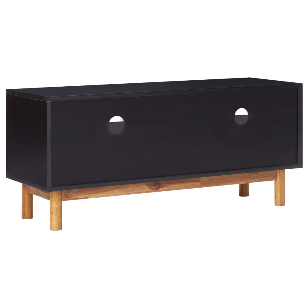 TV ormarić 100 x 35 x 45 cm od masivnog bagremovog drva i MDF-a