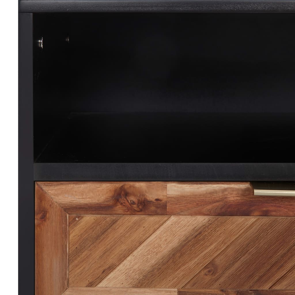 TV ormarić 100 x 35 x 45 cm od masivnog bagremovog drva i MDF-a