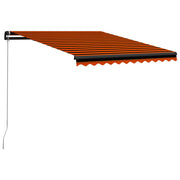 Tenda na ručno uvlačenje 300 x 250 cm narančasto-smeđa
