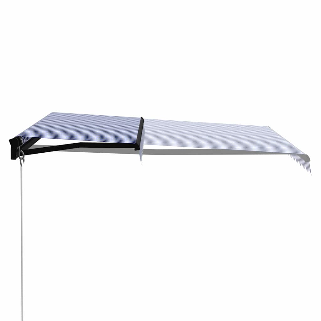 Tenda na ručno uvlačenje 350 x 250 cm plavo-bijela