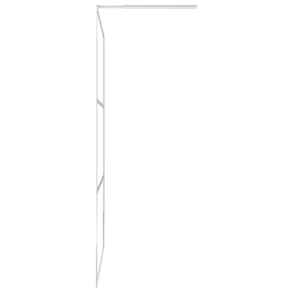 Pregrada za tuširanje s prozirnim staklom ESG 90 x 195 cm