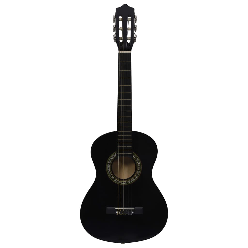 Klasična gitara za početnike i djecu s torbom crna 1/2 34 "