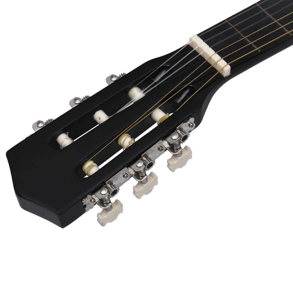 Klasična gitara za početnike i djecu s torbom crna 1/2 34 "