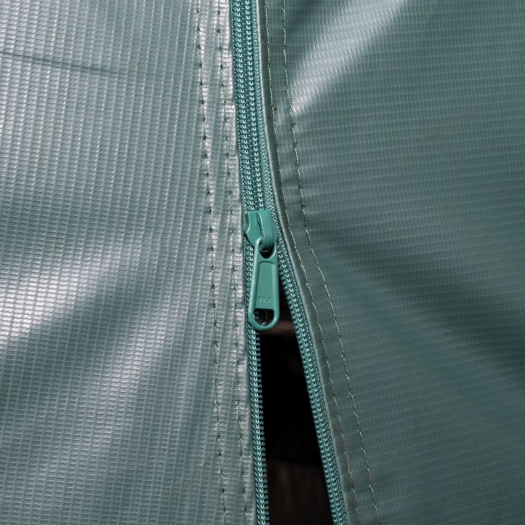 Uklonjivi šator za stoku PVC 550 g/m² 3,3 x 3,2 m tamnozeleni