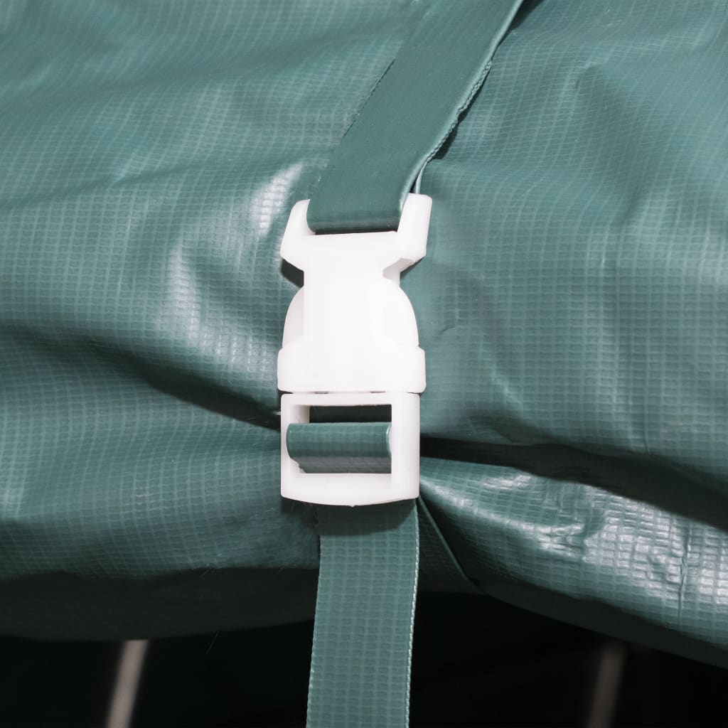 Uklonjivi šator za stoku PVC 550 g/m² 3,3 x 4,8 m tamnozeleni
