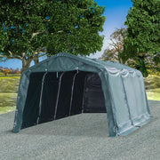 Uklonjivi šator za stoku PVC 550 g/m² 3,3 x 6,4 m tamnozeleni