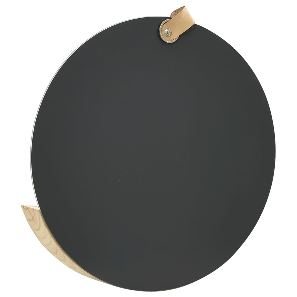 Zidno ogledalo od masivne borovine 35 cm