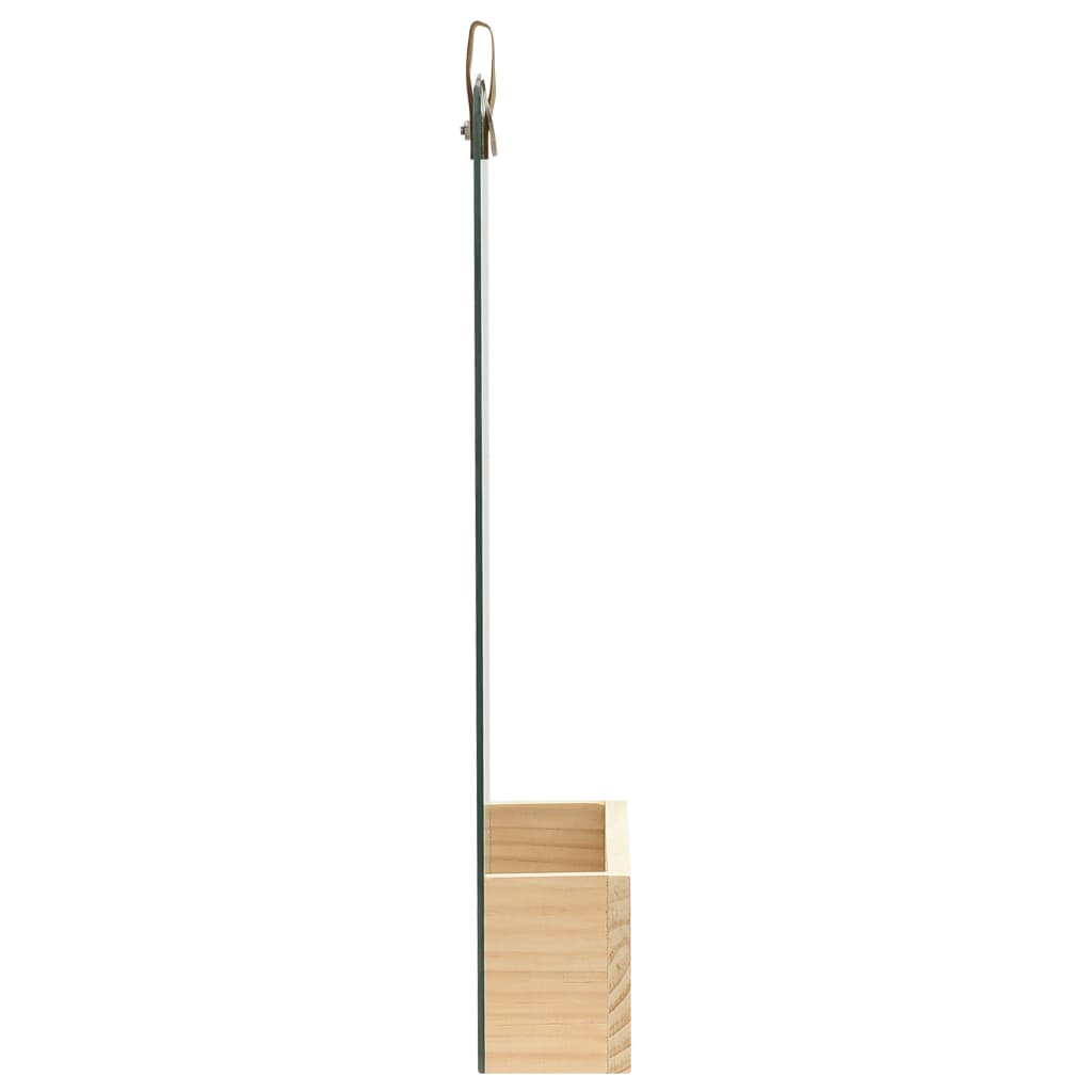 322802  Wall Mirror Solid Pinewood 23x39,5 cm