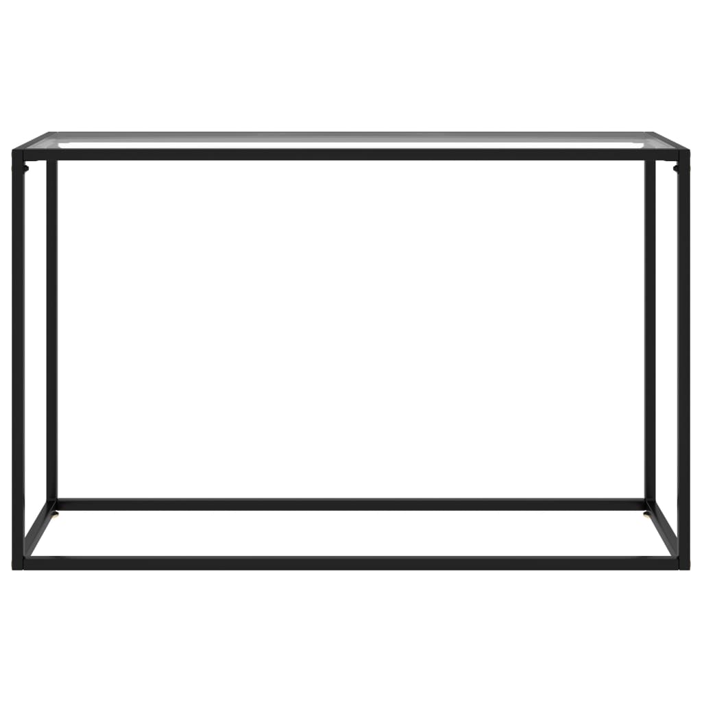 Konzolni stol prozirni 120 x 35 x 75 cm od kaljenog stakla