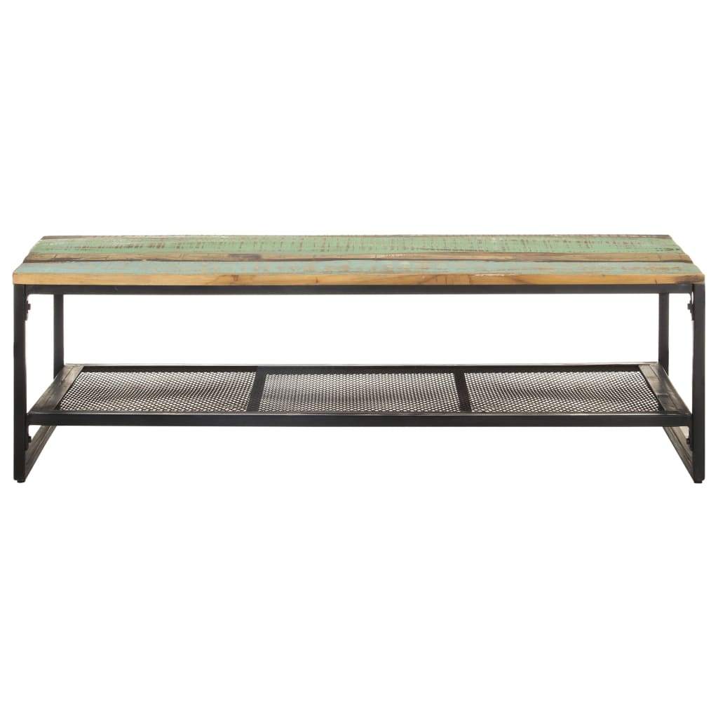 Stolić za kavu 110 x 60 x 35 cm od masivnog obnovljenog drva