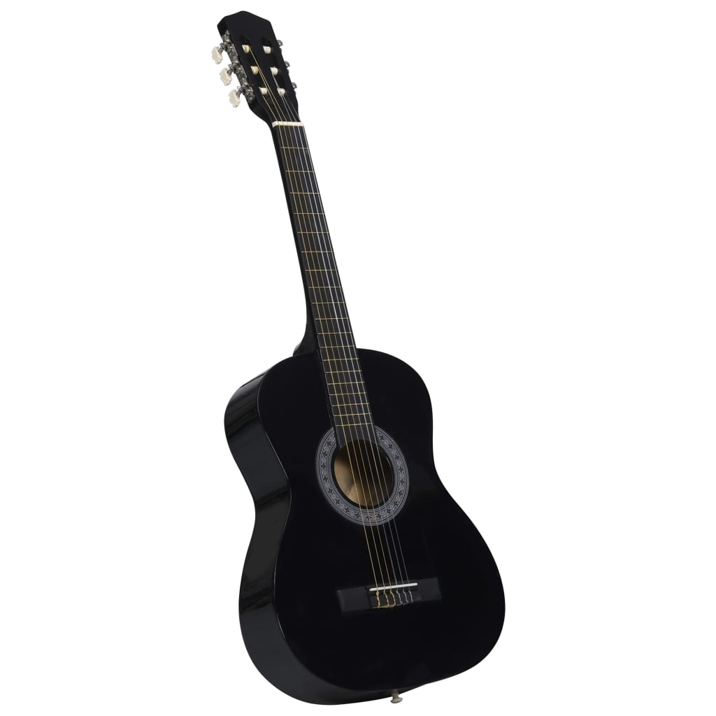 Klasična gitara za početnike s torbom crna 3/4 36 "