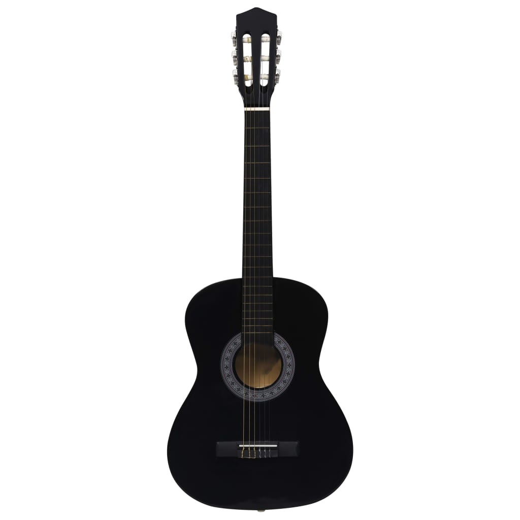 Klasična gitara za početnike s torbom crna 3/4 36 "
