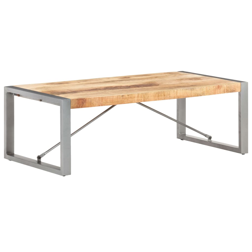 Stolić za kavu 120 x 60 x 40 cm od grubog drva manga