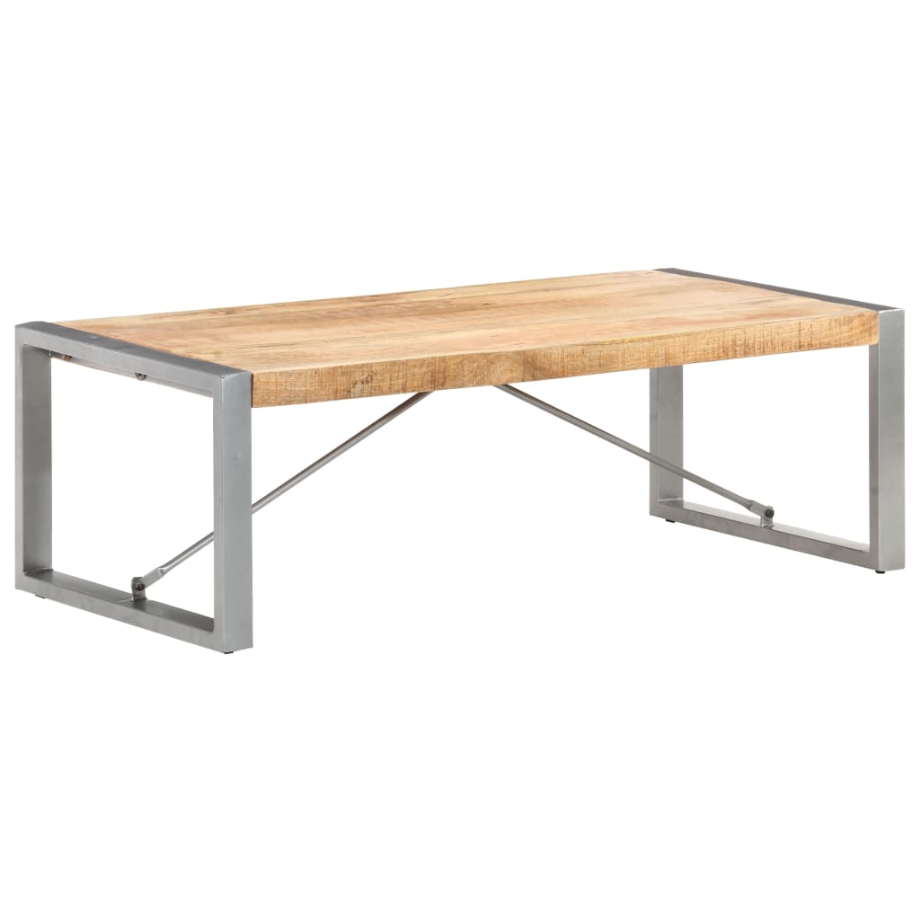 Stolić za kavu 120 x 60 x 40 cm od grubog drva manga