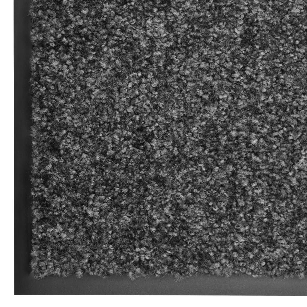 Otirač perivi antracit 90 x 150 cm