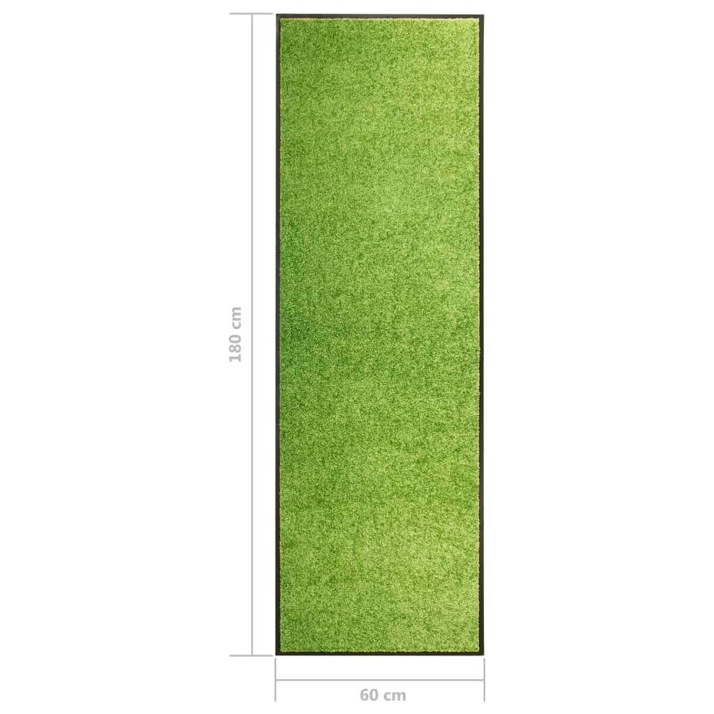 Otirač perivi zeleni 60 x 180 cm