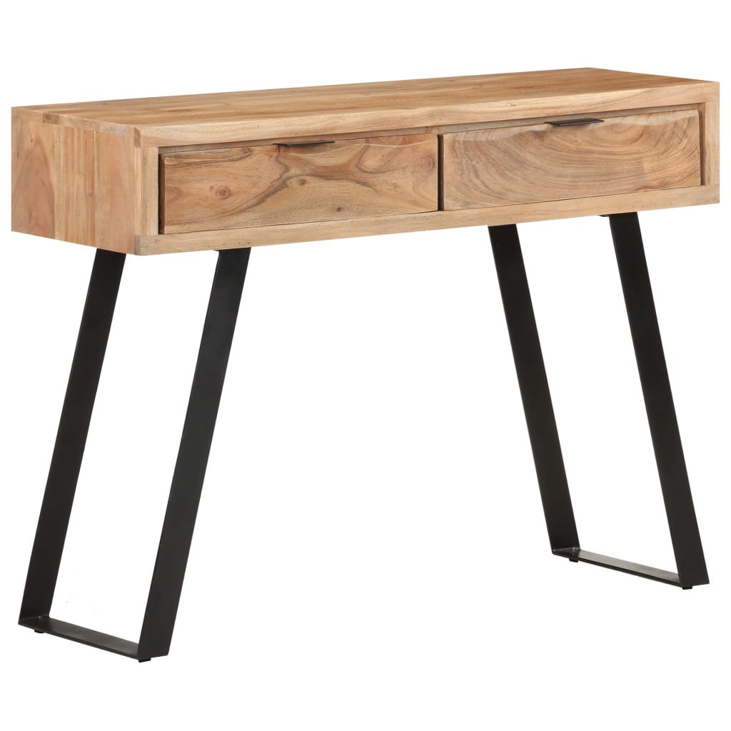 Konzolni stol 100 x 35 x 76 cm od masivnog bagremovog drva