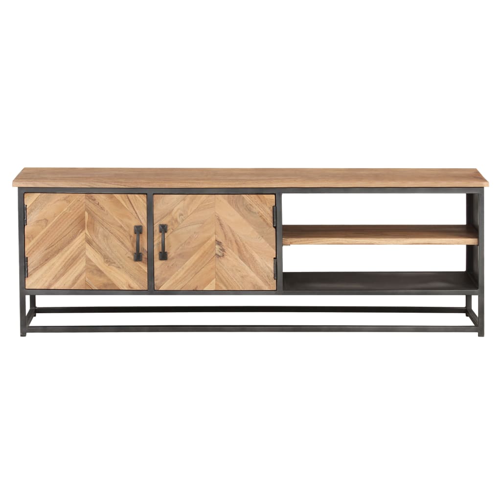 TV ormarić 120 x 30 x 40 cm od masivnog bagremovog drva