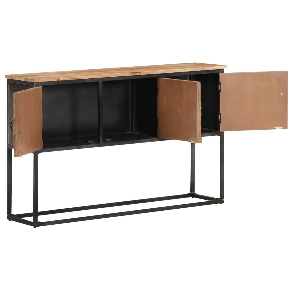Komoda od masivnog bagremovog drva 120 x 30 x 75 cm