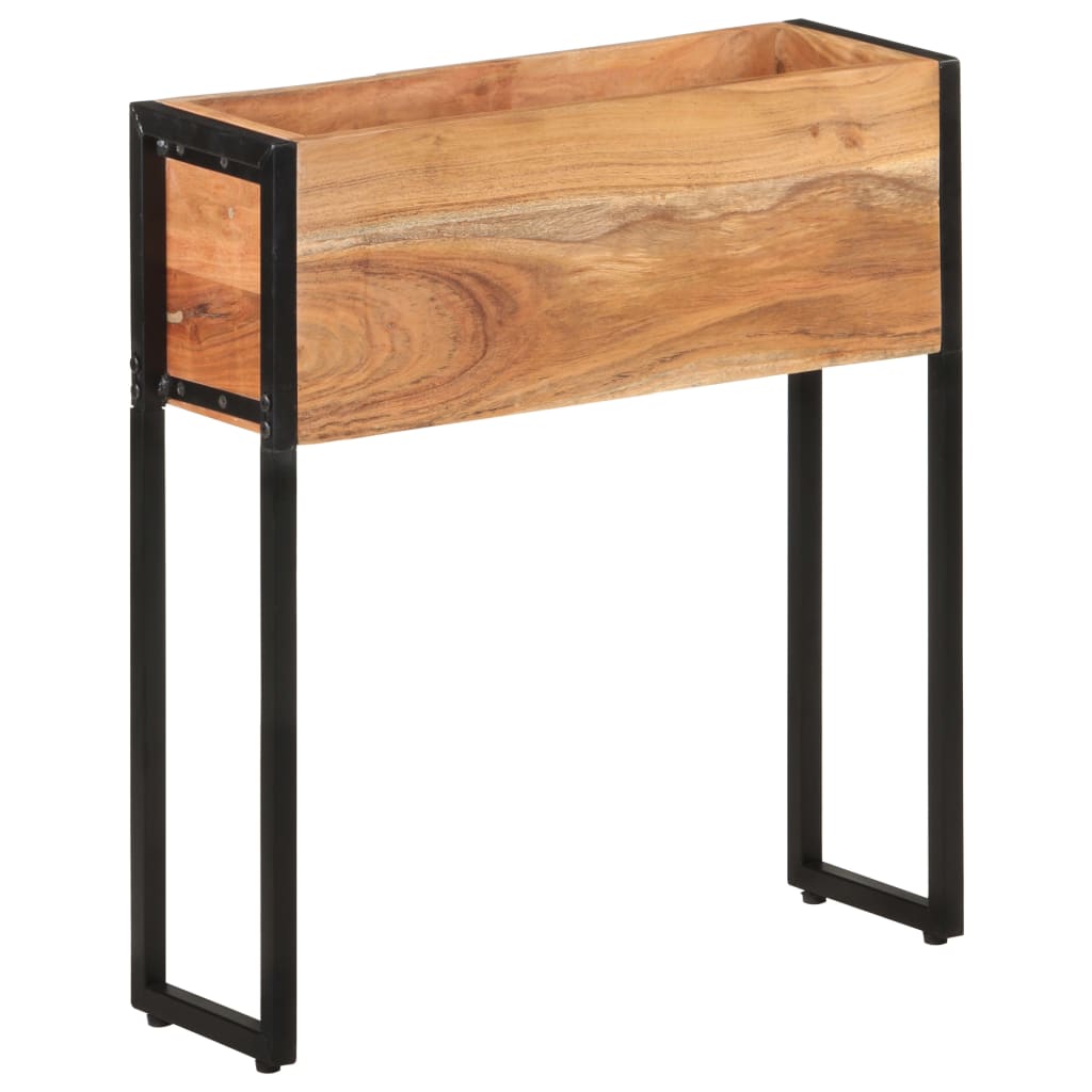 Posuda za sadnju 60 x 20 x 68 cm od masivnog bagremovog drva