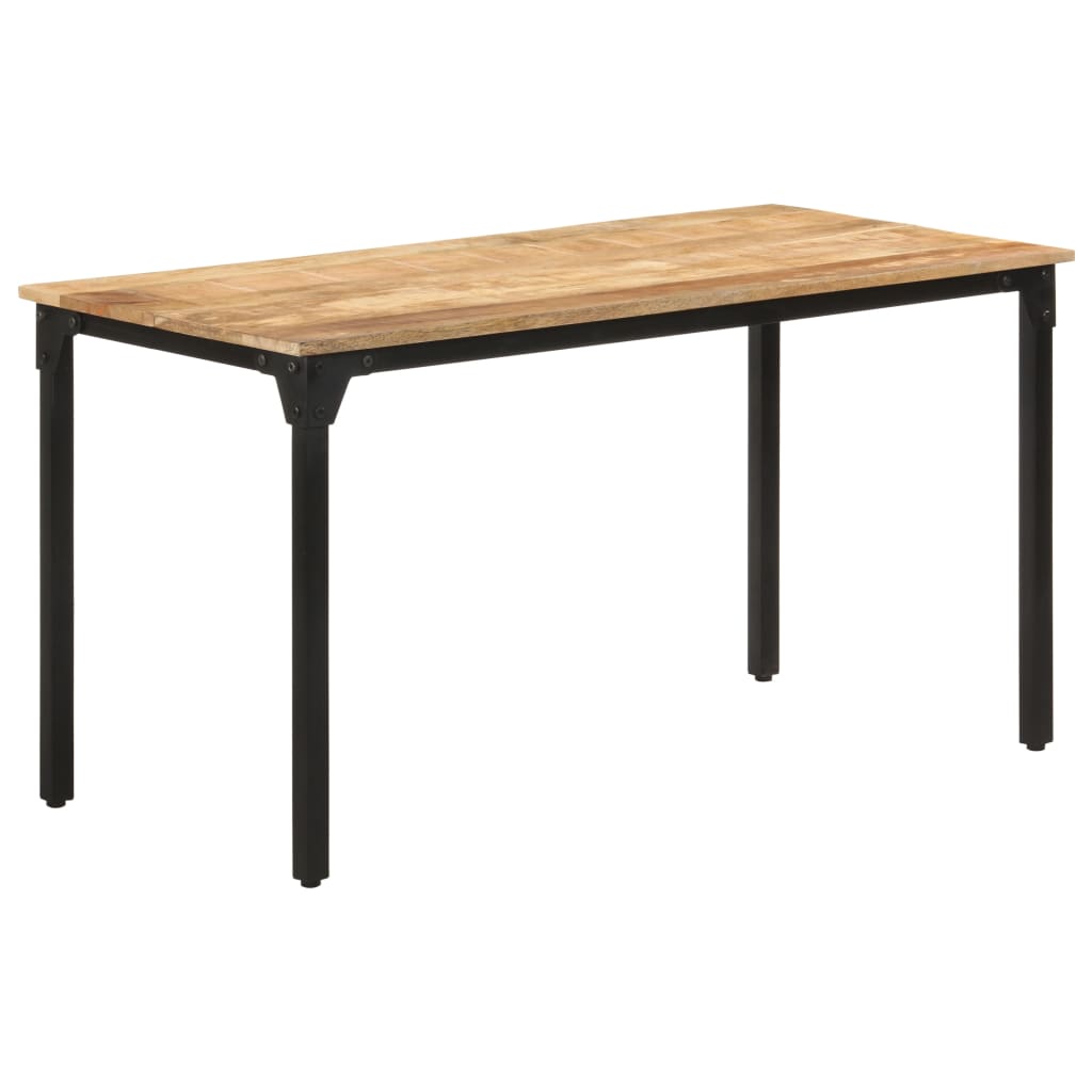 Blagovaonski stol 140 x 70 x 76 cm od grubog drva manga