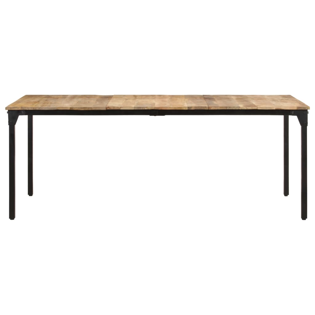 Blagovaonski stol 200 x 100 x 76 cm od grubog drva manga