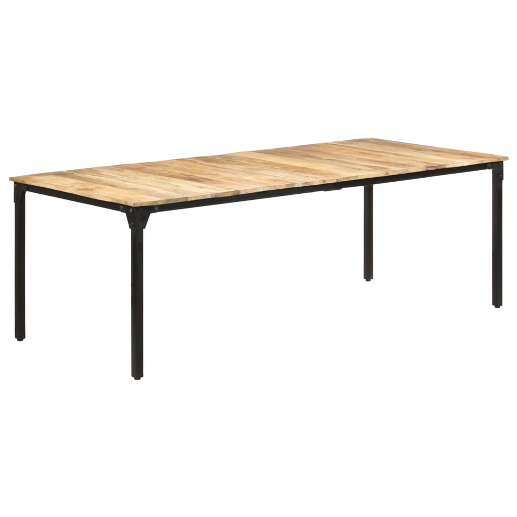 Blagovaonski stol 220 x 100 x 76 cm od grubog drva manga