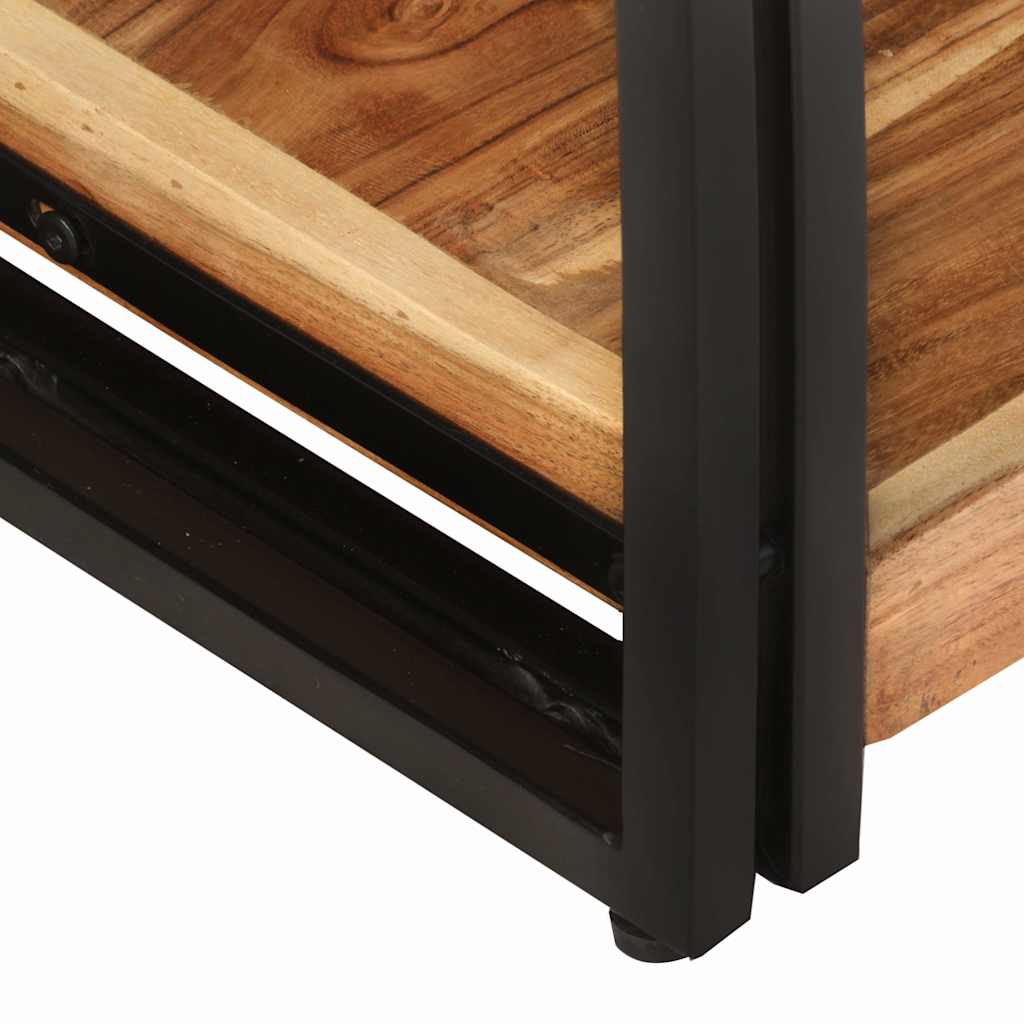 TV ormarić 90 x 30 x 40 cm od masivnog bagremovog drva