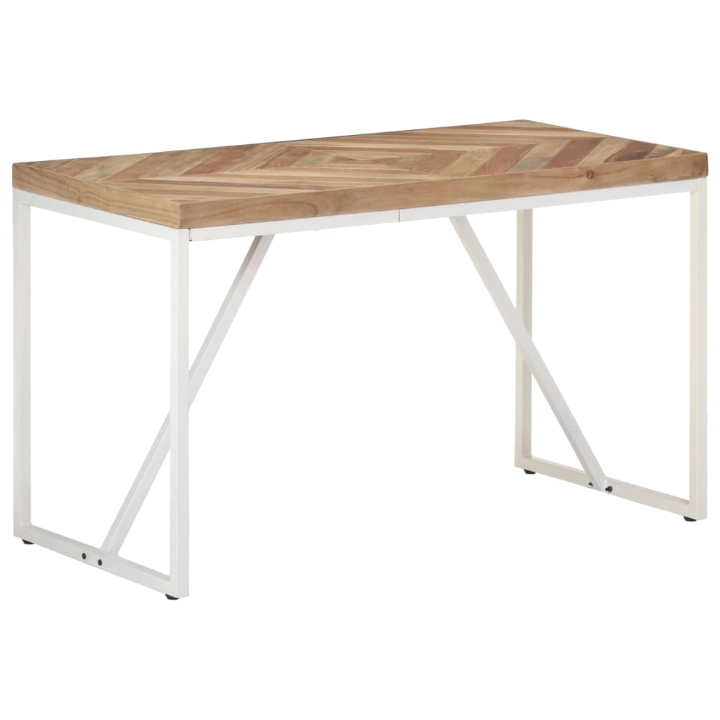 Blagovaonski stol 120 x 60 x 76 cm masivno drvo bagrema i manga