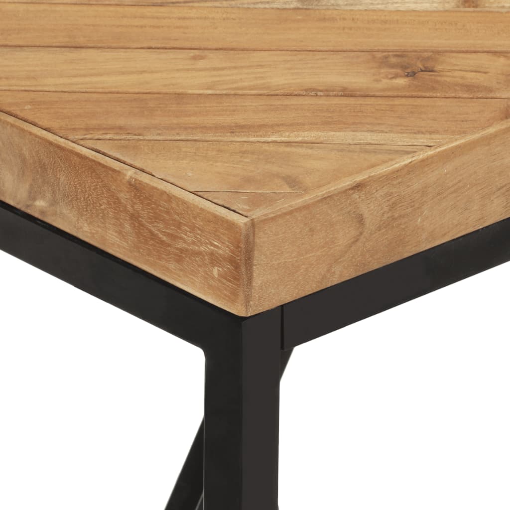 Blagovaonski stol 120 x 60 x 76 cm masivno drvo bagrema i manga