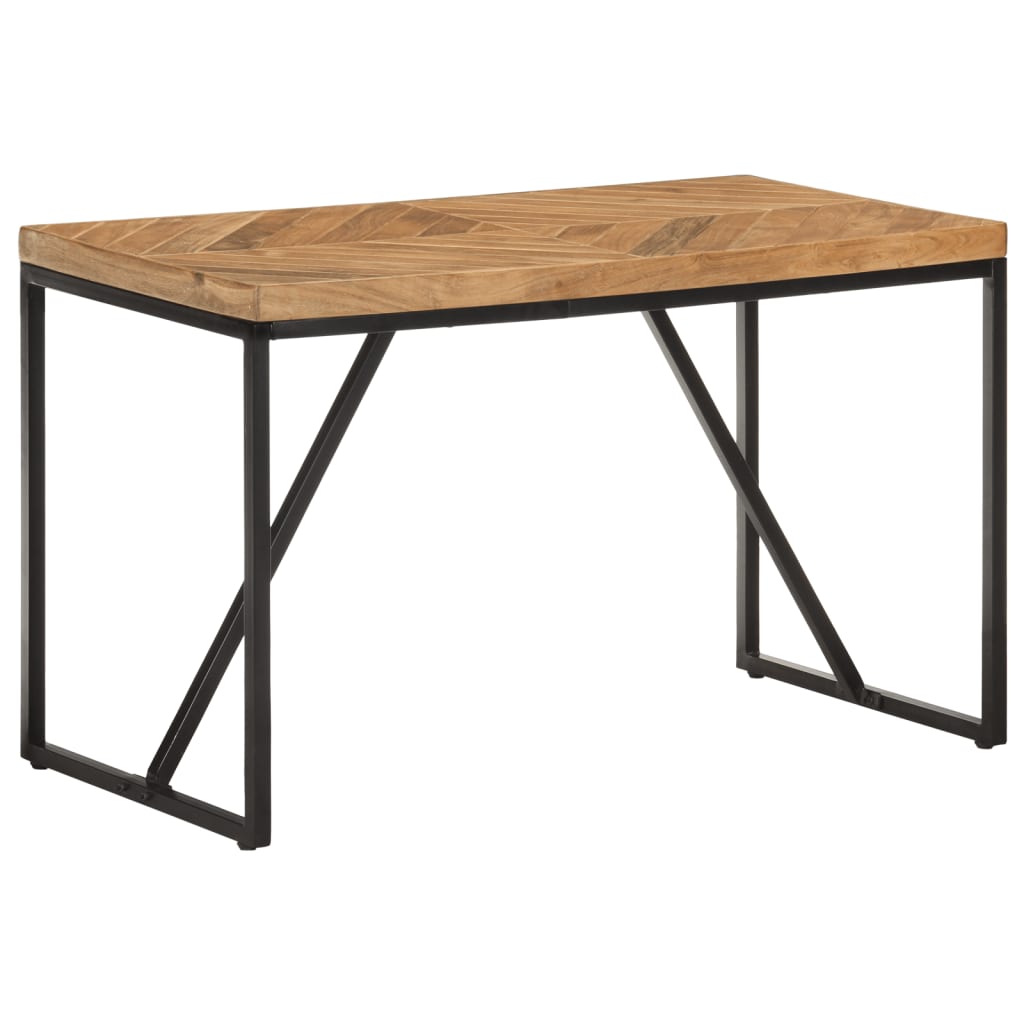 Blagovaonski stol 120 x 60 x 76 cm masivno drvo bagrema i manga