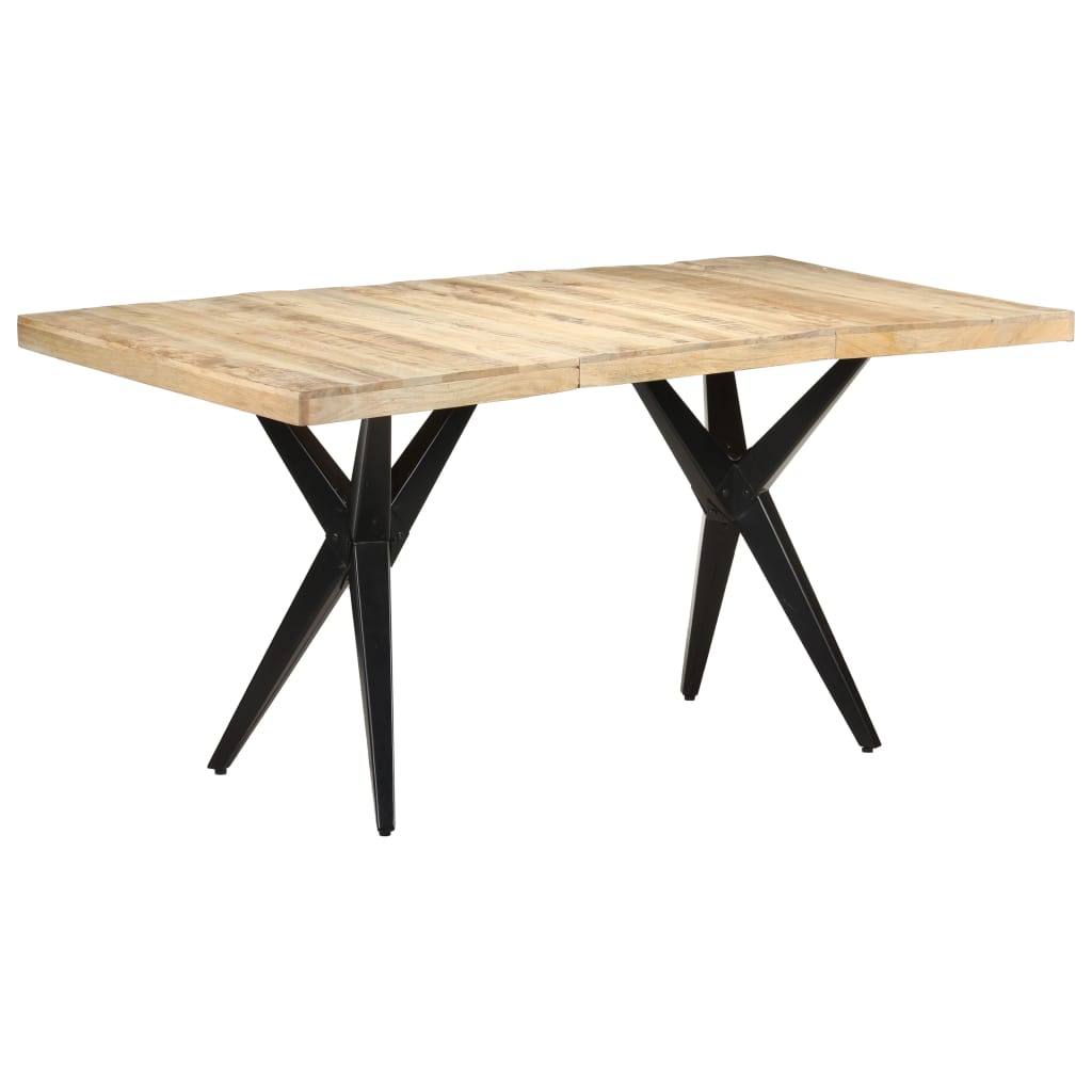 Blagovaonski stol 160 x 80 x 76 cm od grubog drva manga
