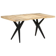 Blagovaonski stol 160 x 80 x 76 cm od grubog drva manga