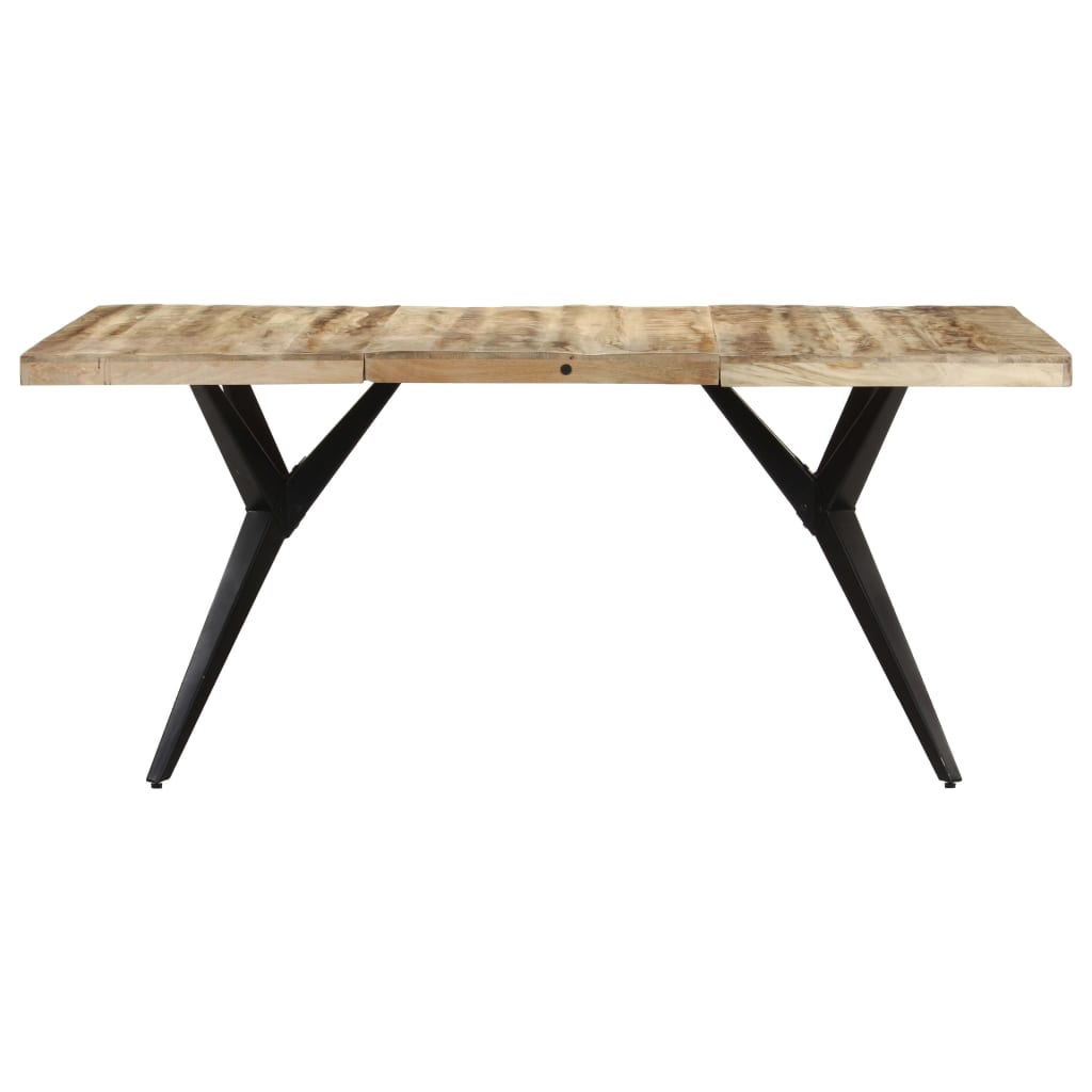 Blagovaonski stol 160 x 80 x 76 cm od grubog drva manga